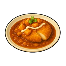 커리 치킨 커틀릿