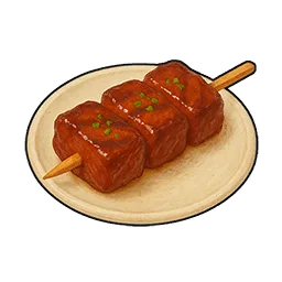 풍미가 깊은 고기 꼬치 구이
