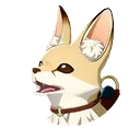 懐いたフェネック