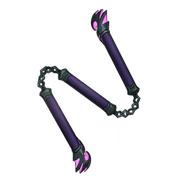 Jet-black Nunchaku