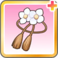 산들바람에 흔들리는 머리 장식+