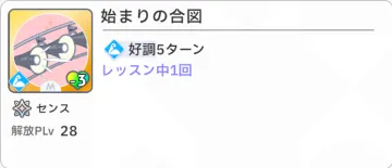 開始的信號