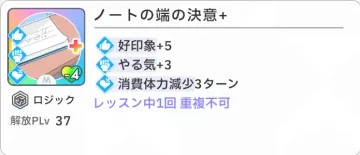 ノートの端の決意+