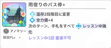 雨宿りのバス停+