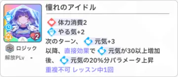 憧れのアイドル