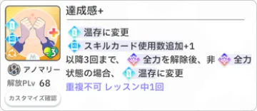 達成感+