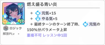 타오르는 푸른 불꽃