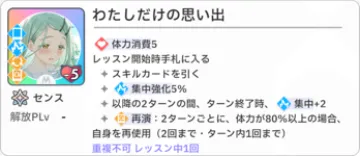 わたしだけの思い出