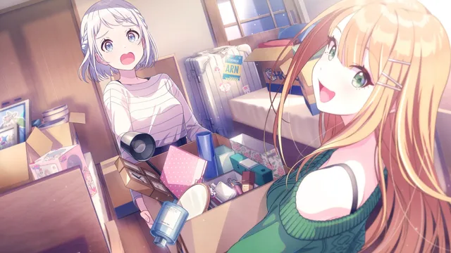 ほら、一緒に持と♪