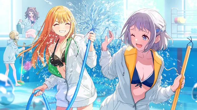 もうっ！　冷たいよ！