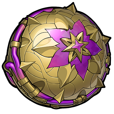 金メッキの花信