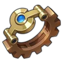 Metallic Gear Ring
