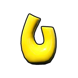 Double-Neck Jade Bottle - Yellow